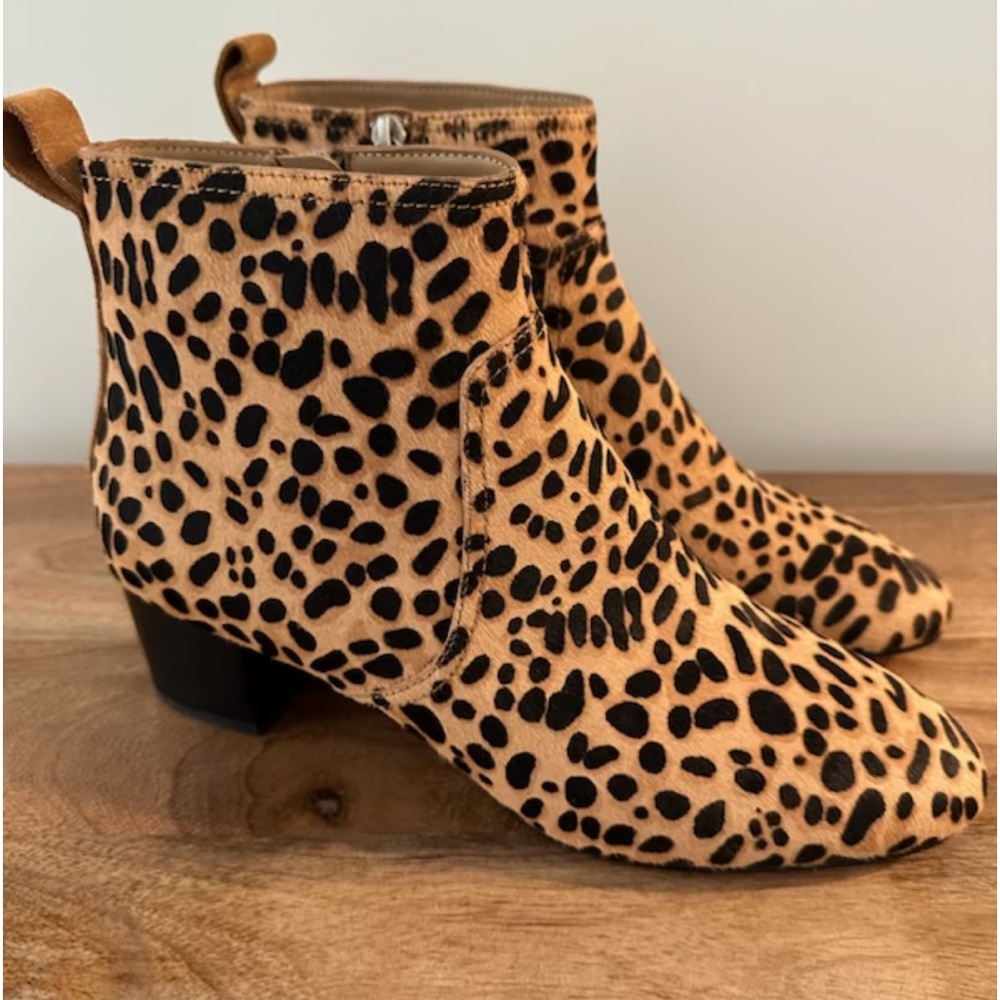 Size 9.5 Johnny Was Boots Leopard floral
